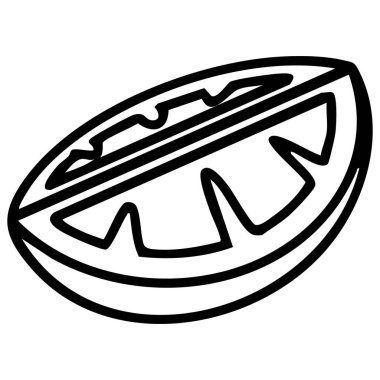 Brezilya yemeği dilimi domates.