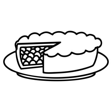 Geleneksel Brezilya empadao tavuklu turtası