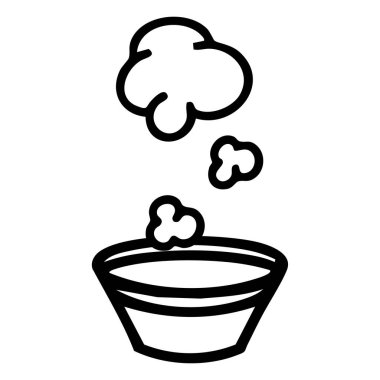 Basit bir Japon sıcak sake bardağı.