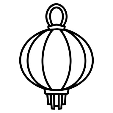 Geleneksel Japon zanaat tarzında asılmış lamba.