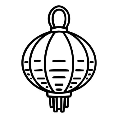 Geleneksel Japon zanaat tarzıyla yapılmış lamba.