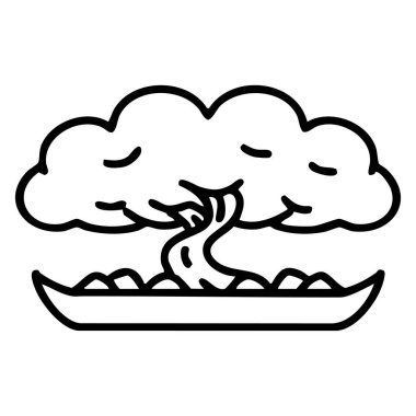 Sığ saksıda bonsai ağacı