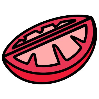 Brezilya yemeği dilimi domates.