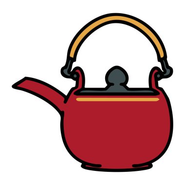 Geleneksel Japon çay demliği.