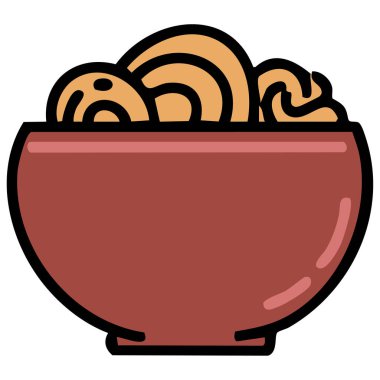 Erişteler basit bir kasede