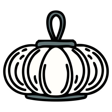 Japon tarzı kağıt fener asılı. 