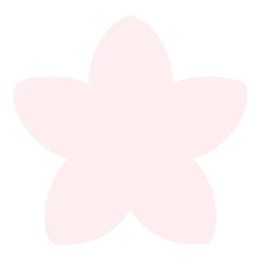 Tek bir Japon çiçek tasarımı.