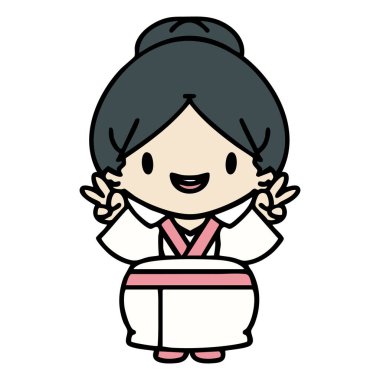 Mutlu Japon gelini evliliği kutluyor.