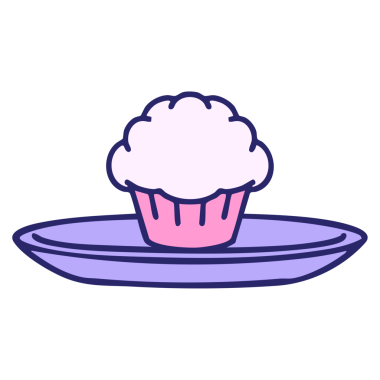 Geleneksel Brezilya hindistancevizi trüf mantarı tabakta parlak neon rengi