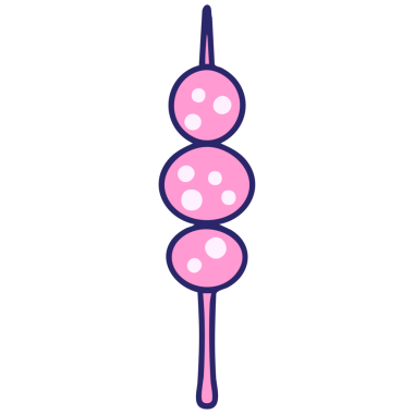 Brezilya churrasco şiş parlak neon renkli et