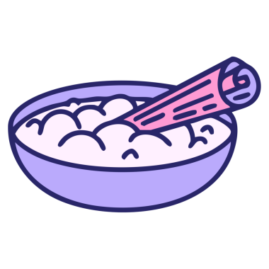 Parlak neon renkli tarçın çubuklu geleneksel Brezilya kanjitası