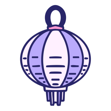 Kağıt, geleneksel Japon el sanatları tarzında parlak neon renkli lamba yaptı.