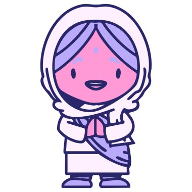 Elleri parlak neon renkli mutlu Hintli kadın