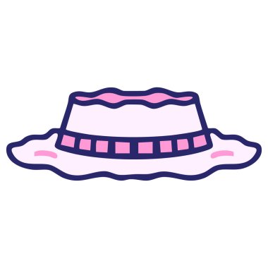 Parlak neon renkli geleneksel Brezilya brandası şapka