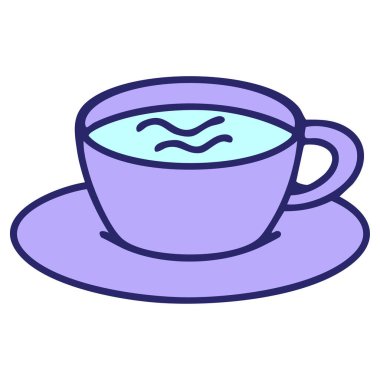 Parlak neon renkli geleneksel Brezilya kahvesi.