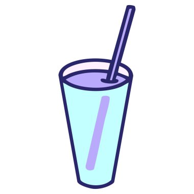 Parlak neon renkli klasik bir Brezilya kaipirnha kokteyli.