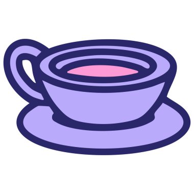 Parlak neon renkli geleneksel Brezilya kahvesi.