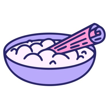 Parlak neon renkli tarçın çubuklu geleneksel Brezilya kanjitası