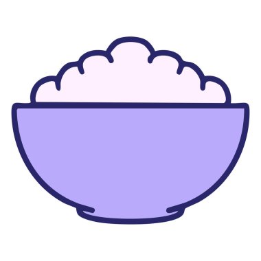 Sade kasede parlak neon rengi pilav.