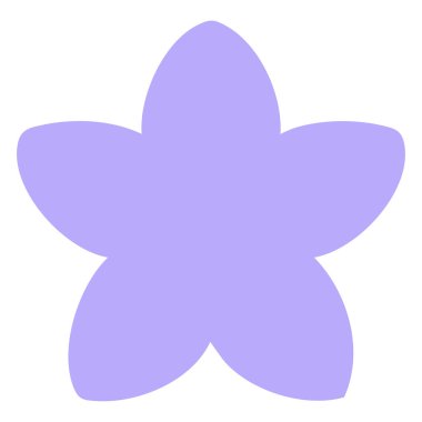 Japon tarzı parlak neon renkli tek bir çiçek tasarımı.