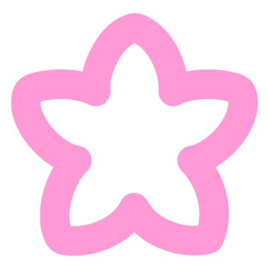 Parlak neon renkli tek bir Japon çiçek tasarımı.