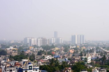 Kolkata City of Joy Skyline Manzarası. Peyzaj Manzarası Şehir Hindistanı Şehri. Mimari İş Gezisi Turizm Merkezi Şehri. Kalküta Batı Bengal Hindistan Güney Asya Pasifik 13 Kasım 2022