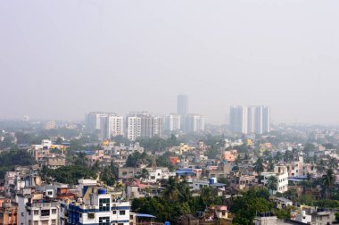 Kolkata City of Joy Skyline Manzarası. Peyzaj Manzarası Şehir Hindistanı Şehri. Mimari İş Gezisi Turizm Merkezi Şehri. Kalküta Batı Bengal Hindistan Güney Asya Pasifik 13 Kasım 2022