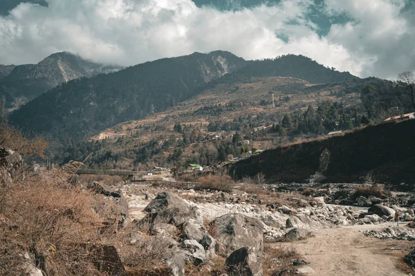 Himalajska Dolina Krajobrazu Himachal Pradesh Indie Azja Południowa Pacyfik — Zdjęcie stockowe