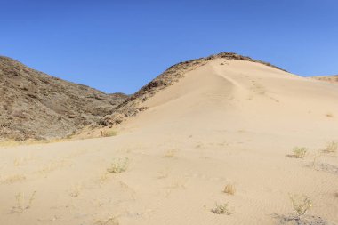 Damaraland çöl manzarası, Namibya.