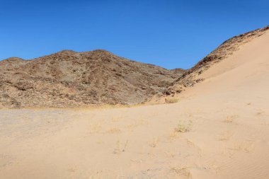 Damaraland desert landscape, Namibia. clipart