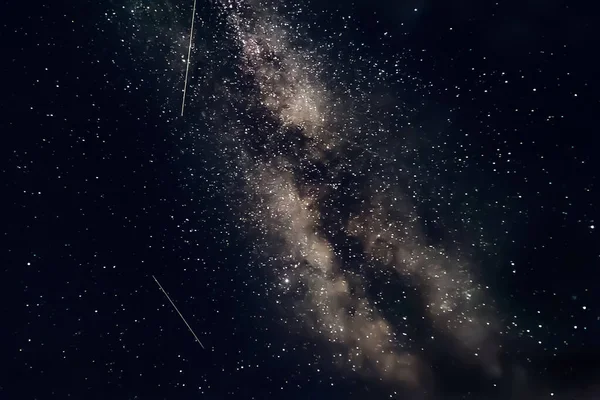 Stark Himmel Vintergatan Natthimmel Med Stjärnor Nebulosa Med Stjärnbilder Texturerad — Stockfoto