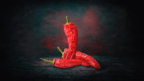Κόκκινο Πιπέρι Κόκκινο Ξηρό Πιπέρι Τσίλι Αφηρημένη Grunge Φόντο Υφή — Φωτογραφία Αρχείου