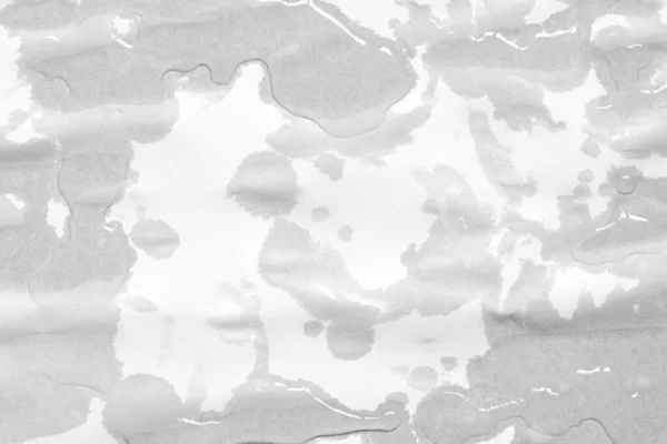 Vlhká Papírová Textura Mokrými Skvrnami Prázdný List Mokrého Papíru Povrchovou — Stock fotografie