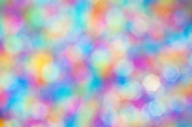 Soyut arkaplan. Renkli bokeh noktaları. Bulanık renk yüzeyi. Odaklanmamış Resim