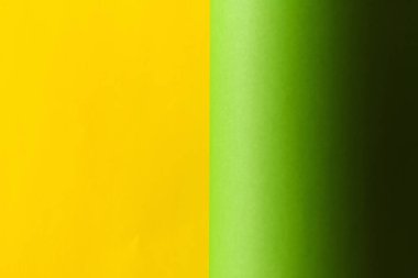 Kağıt dokusu. İki tane boş renkli kağıt. Yaratıcılık için soyut arkaplan