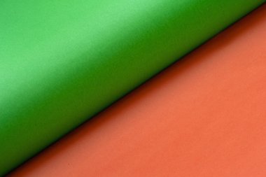 Soyut geometrik arkaplan renkli kavisli kağıt. Boş renkli kağıtlar