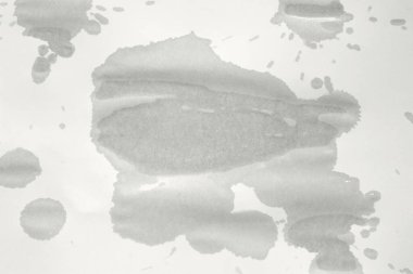 Kağıt üzerinde ıslak bir nokta. Soyut doku