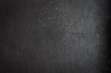 Islak cam. Cama damlıyor. Soyut doku. Tek renkli arkaplan