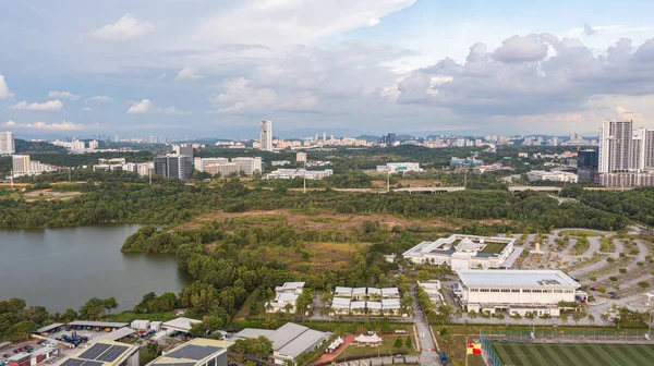 Cyberjaya Μαλαισία Οκτωβρίου 2022 Αστικό Τοπίο Της Σύγχρονης Αναπτυσσόμενης Πόλης — Φωτογραφία Αρχείου