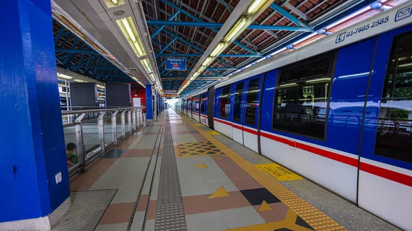 Kuala Lumpur Malasia Agosto 2022 Plataforma Estación Central Sentral Tren — Foto de Stock