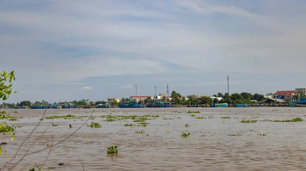 Chi Minh City Vietnam November 2022 Panoramic View Mekong River — Stock Photo, Image