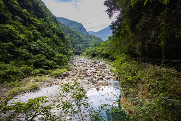 Sendero Senderismo Shakadang Parque Nacional Taroko Taiwán Paisaje Protegido Del — Foto de Stock