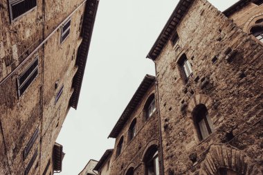 San gimignano siena eyaletinde, Toskana, Kuzey ve orta İtalya bir duvarlı küçük Ortaçağ tepe yeridir. ince kuleler kenti olarak bilinen.