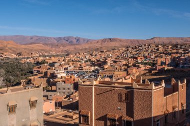 Kasbah in the Atlas Mountains of Morocco. UNESCO World Heritage Site since 1987. Several films have been shot there