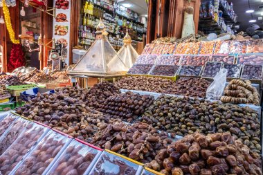 Morocco. High quality pho. Typical market in Morocco. Perfumes, spices and local crafts.to