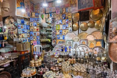 Morocco. High quality pho. Typical market in Morocco. Perfumes, spices and local crafts.to