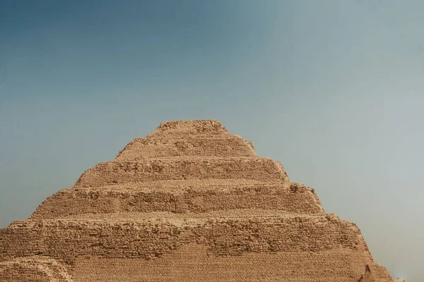 Saqqara Beherbergt Den Ältesten Der Geschichte Bekannten Steinkomplex Die Pyramide — Stockfoto