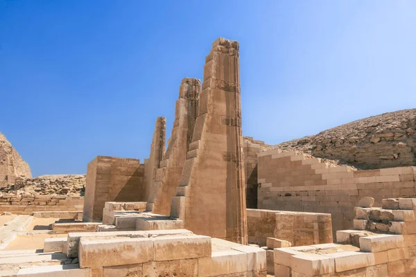 Erkunden Sie Den Atemberaubenden Sakqqara Pyramiden Komplex Ein Zeugnis Der Stockbild