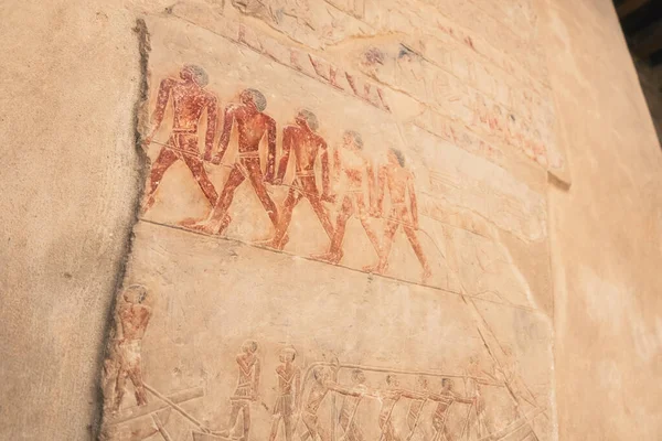 Saqqara Tartalmazza Történelem Legrégebbi Teljes Kőépületegyüttesét Dzsózer Piramist Amelyet Harmadik — Stock Fotó