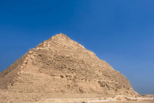 Saqqara Beherbergt Den Ältesten Der Geschichte Bekannten Steinkomplex Die Pyramide — Stockfoto